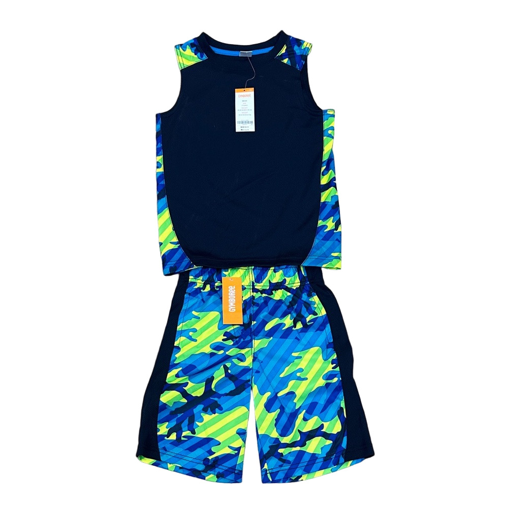 NWT Gymboree Matching Athletic Shorts & Shirt Size 5-6